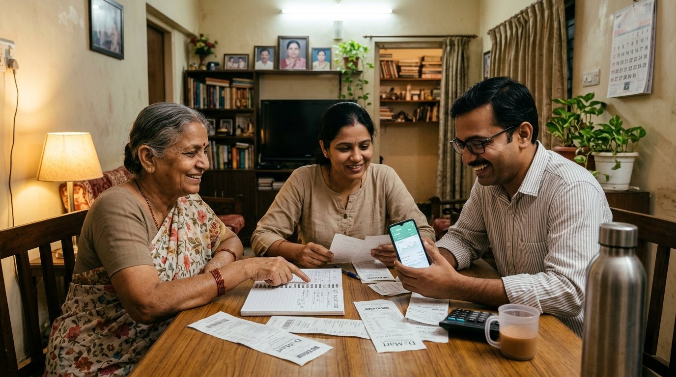 Household Budget for Indian Families: A Simple Monthly Ghar Ka Kharcha Tracker